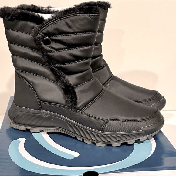 Baretraps Women's Magic Water-Resistant Cold Weather Boots Black 8M New - Picture 13 of 13